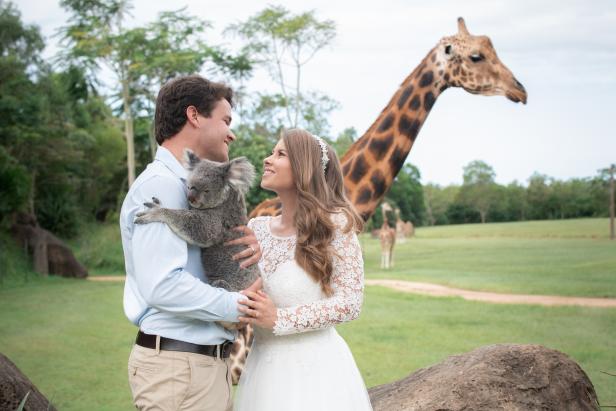 Bindi Irwin s Wedding Dress Cake Vows and Tribute to Steve